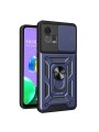 Удароустойчив предпазен гръб за Motorola Moto G72 - син