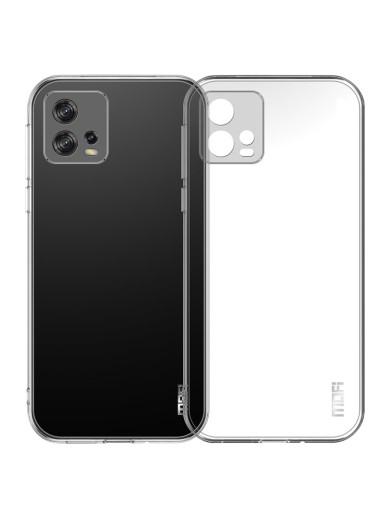 Предпазен устойчив на надраскване гръб за Motorola Moto G72 - прозрачен
