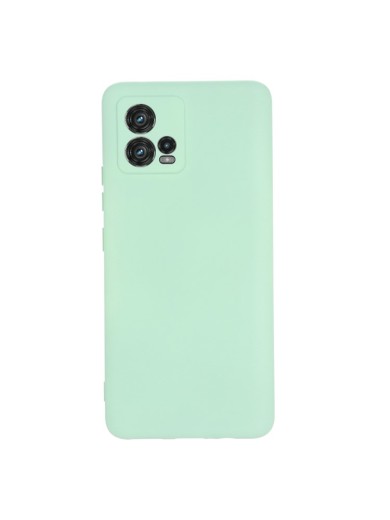 Предпазен удароустойчив силиконов гръб с каишка за Motorola Moto G72 - зелен