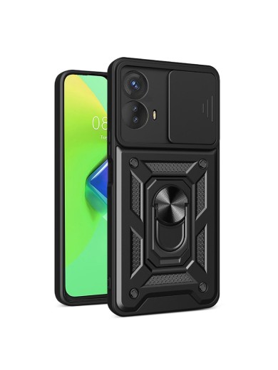 Удароустойчив предпазен гръб за Motorola Moto G73 - черен Удароустойчив предпазен гръб за Motorola Moto G73 - черен