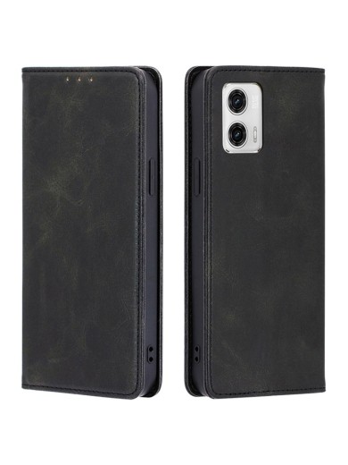 Калъф от еко кожа за Motorola Moto G73 - черен Калъф от еко кожа за Motorola Moto G73 - черен