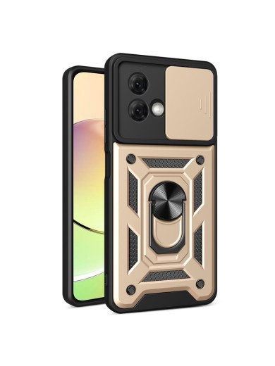 Удароустойчив предпазен гръб за Motorola Moto G84 - златист