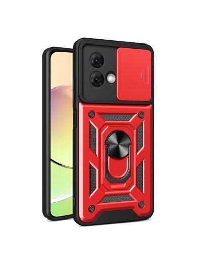 Удароустойчив предпазен гръб за Motorola Moto G84 - червен