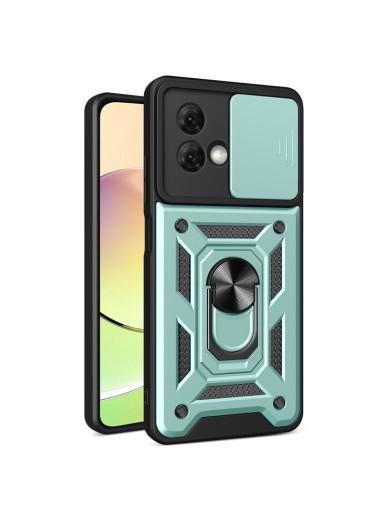 Удароустойчив предпазен гръб за Motorola Moto G84 - зелен