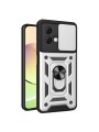 Удароустойчив предпазен гръб за Motorola Moto G84 - сребрист