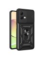 Удароустойчив предпазен гръб за Motorola Moto G84 - черен