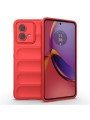 Противоплъзгащ предпазен гръб за Motorola Moto G84 - червен