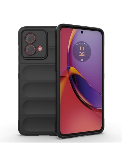 Противоплъзгащ предпазен гръб за Motorola Moto G84 - черен Противоплъзгащ предпазен гръб за Motorola Moto G84 - черен