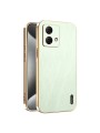 Предпазен удароустойчив гръб с галванизирана рамка за Motorola Moto G84 - зелен