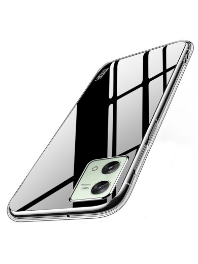 Предпазен устойчив на надраскване гръб за Motorola Moto G84 - прозрачен
