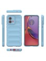 Противоплъзгащ предпазен гръб за Motorola Moto G84 - син