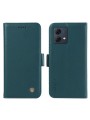 Калъф за телефон от еко кожа тип портмоне за Motorola Moto G84 - зелен