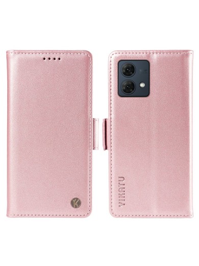 Калъф за телефон от еко кожа тип портмоне за Motorola Moto G84 - розов Калъф за телефон от еко кожа тип портмоне за Motorola Moto G84 - розов
