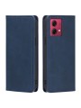 Калъф от еко кожа тип портмоне за Motorola Moto G84 - син