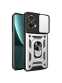 Удароустойчив предпазен гръб за Motorola Moto G85 - сребрист