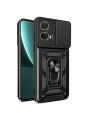 Удароустойчив предпазен гръб за Motorola Moto G85 - черен