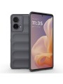 Противоплъзгащ предпазен гръб за Motorola Moto G85 - сив