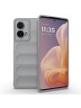 Противоплъзгащ предпазен гръб за Motorola Moto G85 - сив