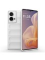Противоплъзгащ предпазен гръб за Motorola Moto G85 - бял