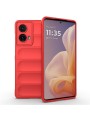 Противоплъзгащ предпазен гръб за Motorola Moto G85 - червен