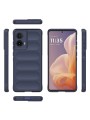 Противоплъзгащ предпазен гръб за Motorola Moto G85 - син