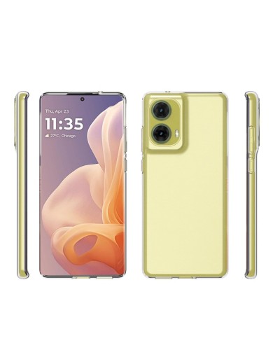 Предпазен гръб за Motorola Moto G85 - прозрачен