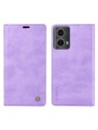 Калъф от еко кожа тип портмоне за Motorola Moto G85 - лилав
