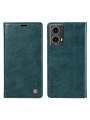 Калъф от еко кожа тип портмоне за Motorola Moto G85 - син