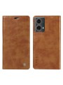 Калъф от еко кожа тип портмоне за Motorola Moto G85 - кафяв