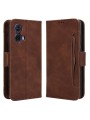 Калъф от еко кожа тип портмоне за Motorola Moto G85 - кафяв