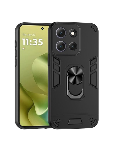 Удароустойчив предпазен гръб за Motorola Moto G86 - черен Удароустойчив предпазен гръб за Motorola Moto G86 - черен