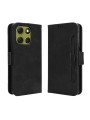 Калъф от еко кожа тип портмоне за Motorola Moto G86 - черен