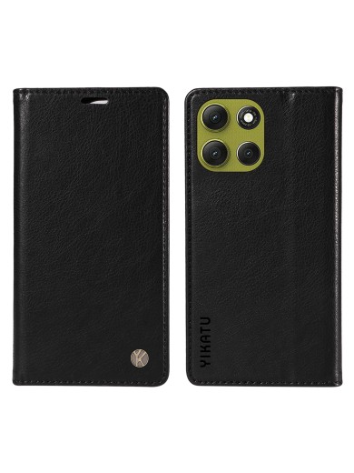 Калъф от еко кожа тип портмоне за Motorola Moto G86 - черен Калъф от еко кожа тип портмоне за Motorola Moto G86 - черен
