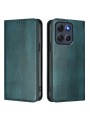 Калъф от еко кожа тип портмоне с RFID блокиране за Motorola Moto G86 - зелен