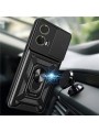 Удароустойчив предпазен гръб за Motorola S50 Neo - черен
