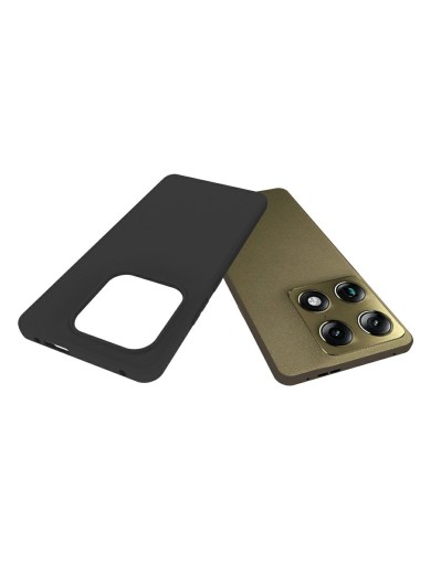Матиран предпазен гръб за Motorola Signature - черен