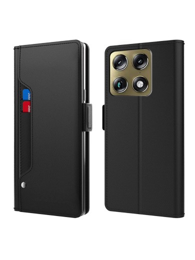 Калъф от еко кожа тип портмоне с огледало за Motorola Signature