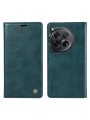 Калъф от еко кожа тип портмоне за OnePlus 12 - син