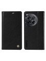Калъф от еко кожа тип портмоне за OnePlus 12 - черен