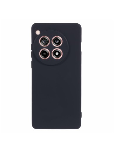 Устойчив на надраскаване предпазен гръб за OnePlus 12R - черен Устойчив на надраскаване предпазен гръб за OnePlus 12R - черен