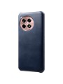 Предпазен гръб от eко кожа за OnePlus 12R - син