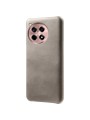 Предпазен гръб от eко кожа за OnePlus 12R - сив