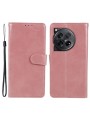 Калъф от еко кожа тип портмоне за OnePlus 12R - розов