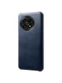 Устойчив на надраскване предпазен гръб от еко кожа за OnePlus 13 - син