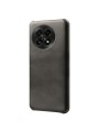 Устойчив на надраскване предпазен гръб от еко кожа за OnePlus 13 - черен