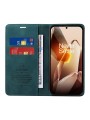 Калъф от еко кожа тип портмоне с RFID  блокираща технология за OnePlus 13 - зелен