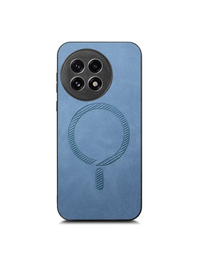 Предпазен гръб от еко кожа съвместим с MagSafe за OnePlus 13R - син Предпазен гръб от еко кожа съвместим с MagSafe за OnePlus 13R - син