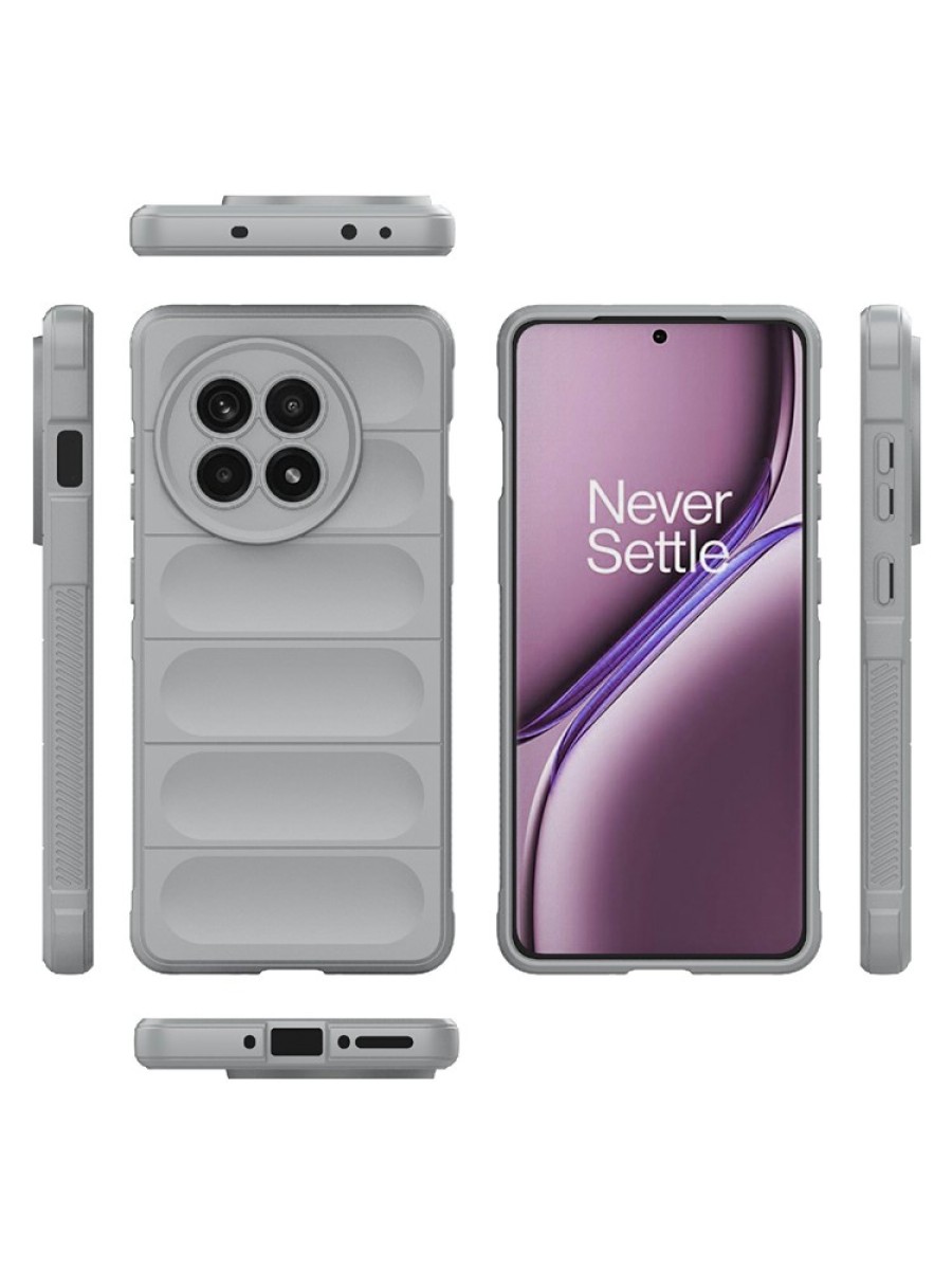Противоплъзгащ предпазен гръб за OnePlus 13R - сив