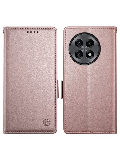 Калъф от еко кожа тип портмоне за OnePlus 13R - розов Калъф от еко кожа тип портмоне за OnePlus 13R - розов