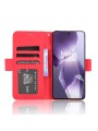 Калъф от еко кожа тип портмоне за OnePlus 13R - червен
